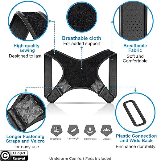 Invisible Back Posture Corrector (Adjustable)