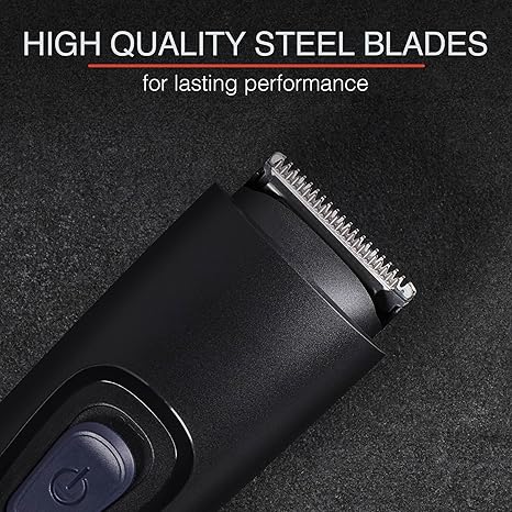 Remington Rechargeable Beard Trimmer Kit for Mustaches, Nose Hair, and Light Detailing and Grooming with Bonus Battery Nose Trimmer