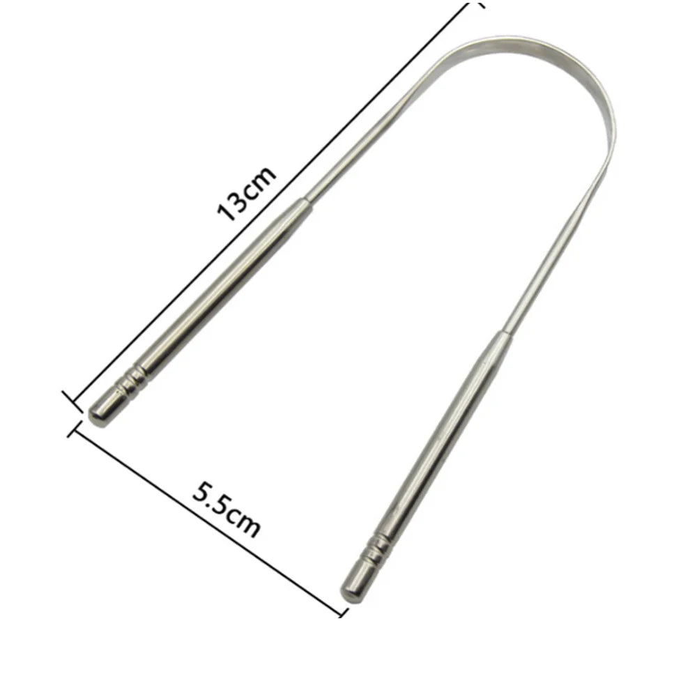 Tongue Scraper (Stainless Steel U-Shaped)