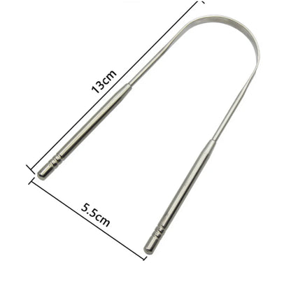Tongue Scraper (Stainless Steel U-Shaped)